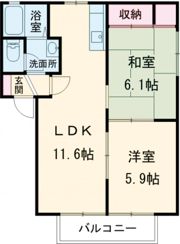 エレガンスNの間取り画像