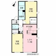 シャーメゾンKAIの間取り画像