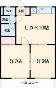 ニュー大寛ハイツの間取り画像