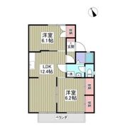 セジュール滝の原Aの間取り画像