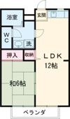 レジデンスウエダの間取り画像