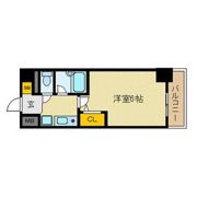 エスリード天神第2の間取り画像