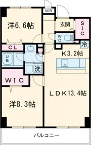 ホーリーフォート南平岸の間取り画像