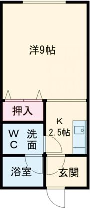 フリージア末広Fの間取り画像