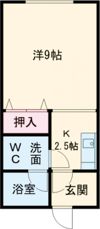 フリージア末広Fの間取り画像