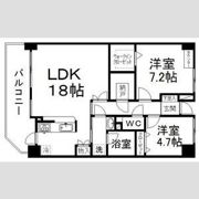 ヴィルヌーブ台原・並木通りの間取り画像