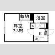ピースフル東照宮駅前(家具家電付)の間取り画像