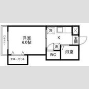 ピースフル一番町駅南(家具家電付)の間取り画像