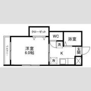ピースフル一番町駅南(家具家電付)の間取り画像
