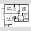 シャロームB棟の間取り画像