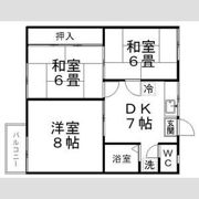 クレセントB棟の間取り画像