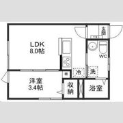 ミラニスタ角五郎の間取り画像