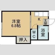 宮城アパートAの間取り画像
