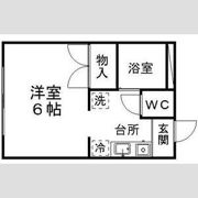 MYコーポ(家具家電付)の間取り画像