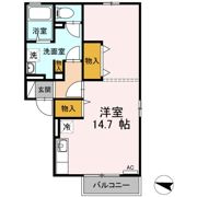エクセル東尾道 A棟の間取り画像