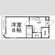 バーシティハウス原町の間取り画像