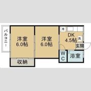 コーポ東仙台の間取り画像