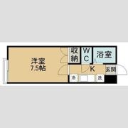 アタゴドミトリー八乙女ⅡA棟の間取り画像