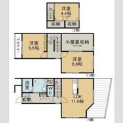 西洋イズムNagayaの間取り画像