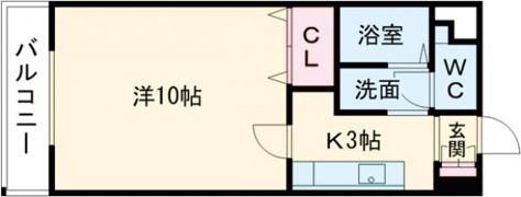 ルミネス1番館の間取り画像