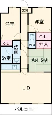 カサグランデ壱番館の間取り画像