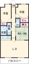 カサグランデ壱番館の間取り画像