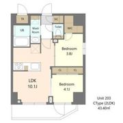 S-RESIDENCE浅草clarityの間取り画像