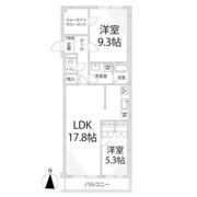 キャッスルコート御立唐立の間取り画像