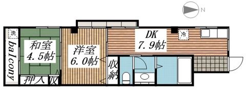 レジデンス上青木西の間取り画像