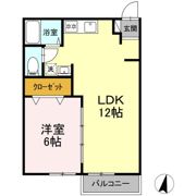 第二岸田ハイツの間取り画像