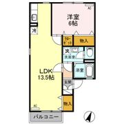 近江ロイヤルハイツ Aの間取り画像