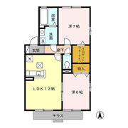 エミール Bの間取り画像
