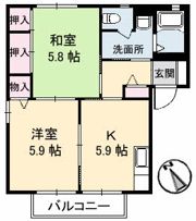 シャーメゾン小月本町の間取り画像
