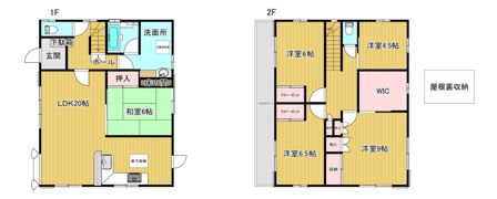 賀茂1丁目貸家の間取り画像
