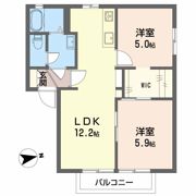 カサベルデの間取り画像
