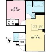 ユアメゾン西富田の間取り画像
