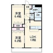 パセオ八橋の間取り画像