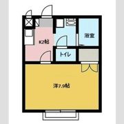 アンプルールブワ虹の間取り画像