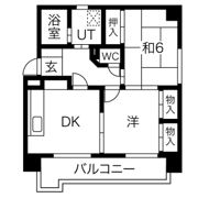 レインボー尾頭橋IIの間取り画像