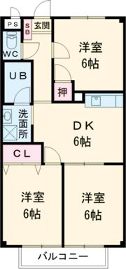 サープラス石塚Bの間取り画像