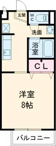 Surplus One銀河Bの間取り画像