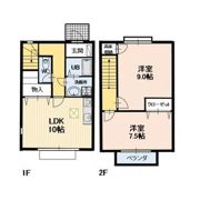 Oiseau Bleu Bの間取り画像