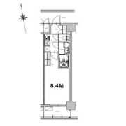 S-RESIDENCE今池beleta(ベレータ)の間取り画像