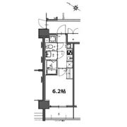 S-RESIDENCE神宮西駅前ascent(アセント)の間取り画像