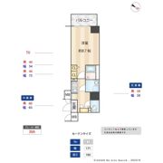 S-RESIDENCE神宮西駅前ascent(アセント)の間取り画像