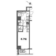 S-RESIDENCE神宮西駅前ascent(アセント)の間取り画像