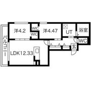 Dominion N27(ドミニオンN27)の間取り画像
