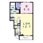 オリーブ羽倉崎Aの間取り画像