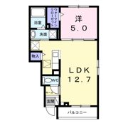 オリーブ羽倉崎Aの間取り画像