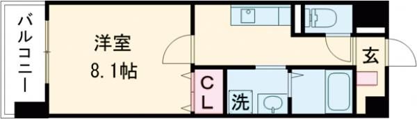 Wing田崎の間取り画像